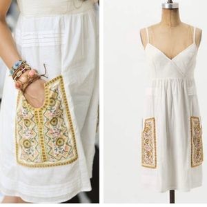 Anthropologie Vanessa Virginia embroidered dress